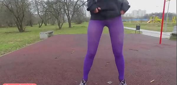  Jeny Smith - pantyhose workout